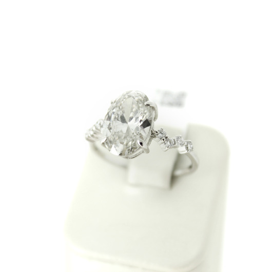 Juweel Ring witgoud 14 karaat Lab Grown Diamonds 3.08CT '98530-3023-TWDH' Juweel Ring witgoud 14 karaat Lab Grown Diamonds 3.08CT '98530-3023-TWDH'