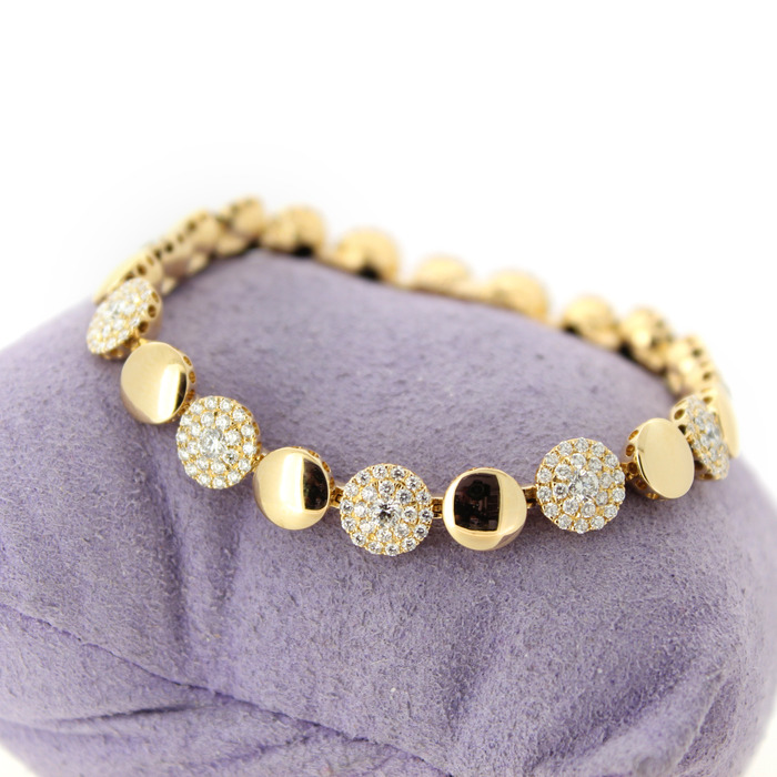 Gio Mio Armband 5102 Ros Goud 18K Briljanten tweedehands 98449-3038 Juwelier Clem Vercammen.jpg