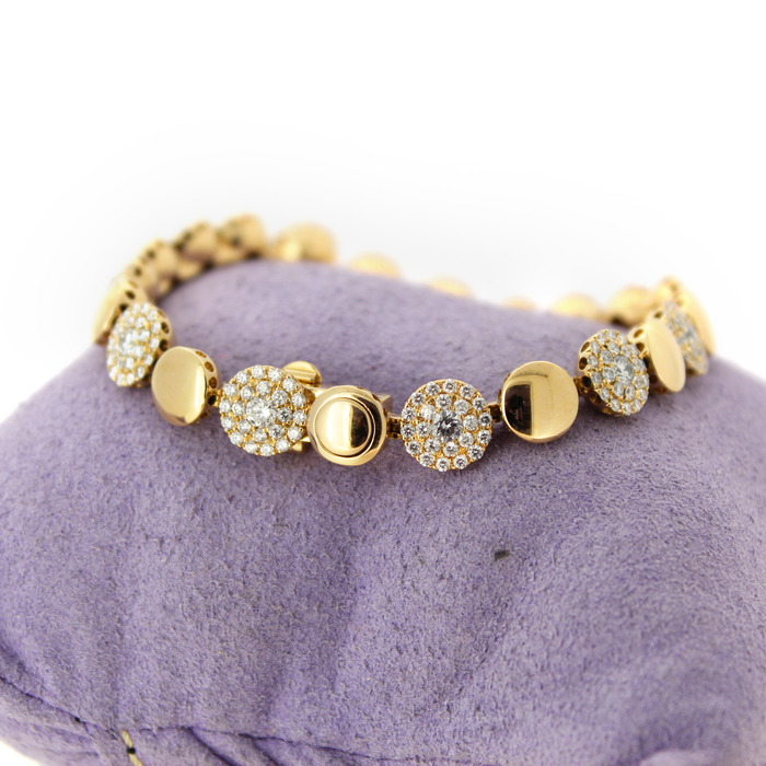 Gio Mio Armband 5102 Ros Goud 18K Briljanten tweedehands 98449-3038 Juwelier Clem Vercammen.jpg