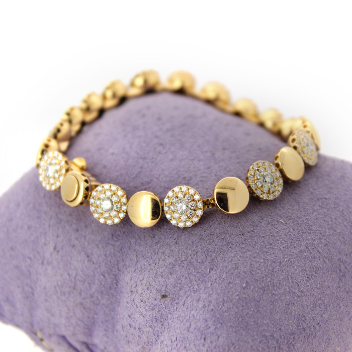 Gio Mio Armband 5102 Ros Goud 18K Briljanten tweedehands 98449-3038 Juwelier Clem Vercammen.jpg