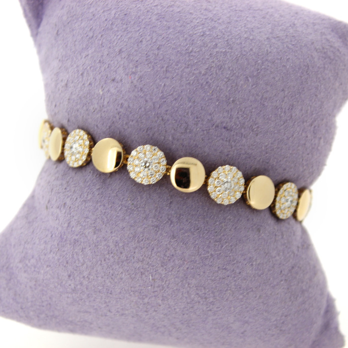 Gio Mio Armband 5102 Ros Goud 18K Briljanten tweedehands 98449-3038 Juwelier Clem Vercammen.jpg