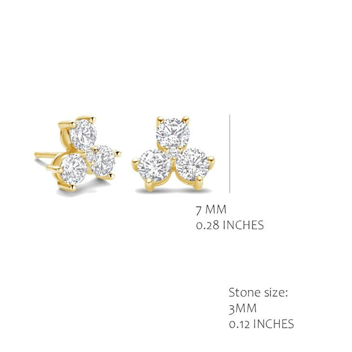 275248 01 Silver Rose Oorstekers EA2543G-S Juwelier Clem Vercammen.jpg