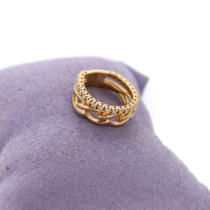 Ring Clem Vercammen Legami A10486-W-R Ros Goud 18 Karaat Briljanten Tweedehands 99607-3079 Juwelier Clem Vercammen.jpg