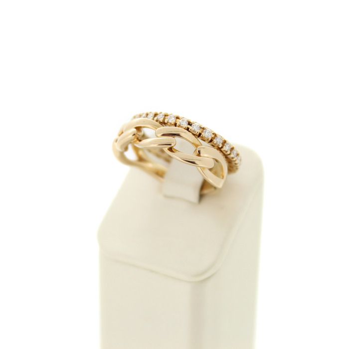 Ring Clem Vercammen Legami A10486-W-R Ros Goud 18 Karaat Briljanten Tweedehands 99607-3079 Juwelier Clem Vercammen.jpg