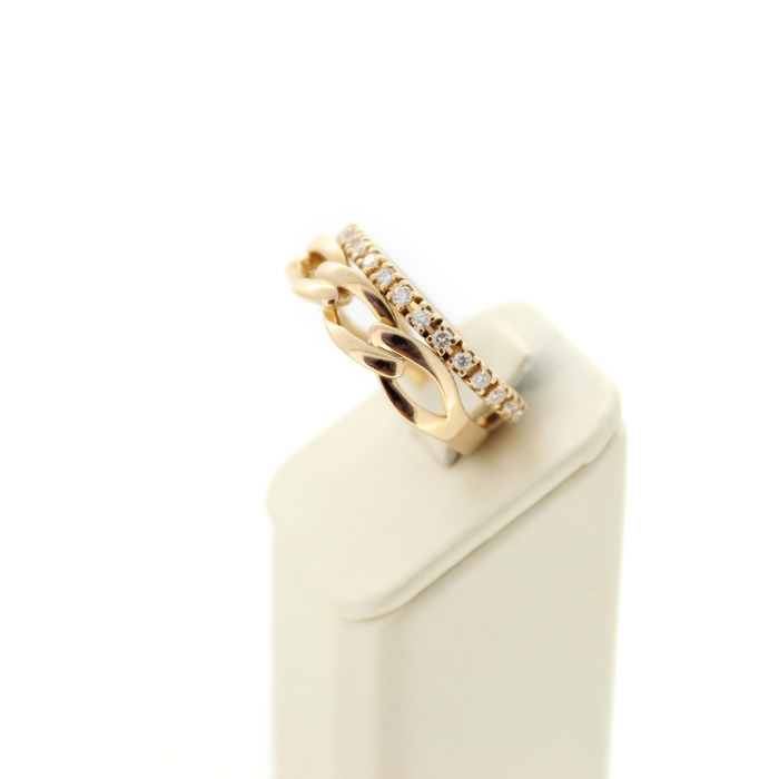 Ring Clem Vercammen Legami A10486-W-R Ros Goud 18 Karaat Briljanten Tweedehands 99607-3079 Juwelier Clem Vercammen.jpg
