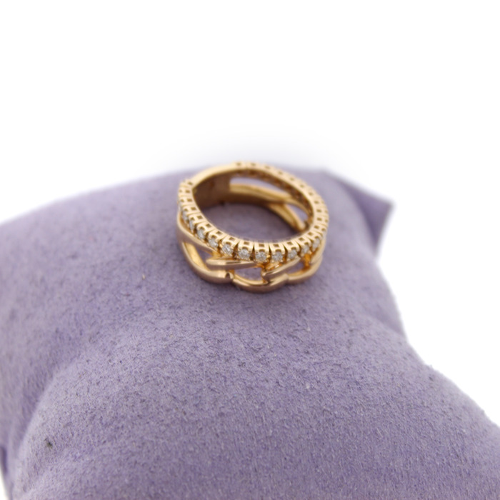 Ring Clem Vercammen Legami A10486-W-R Ros Goud 18 Karaat Briljanten Tweedehands 99607-3079 Juwelier Clem Vercammen.jpg