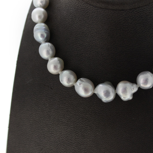 Juweel Collier Barok parels met zilver sluiting '99608-3077-TWDH' Juweel Collier Barok parels met zilver sluiting '99608-3077-TWDH'