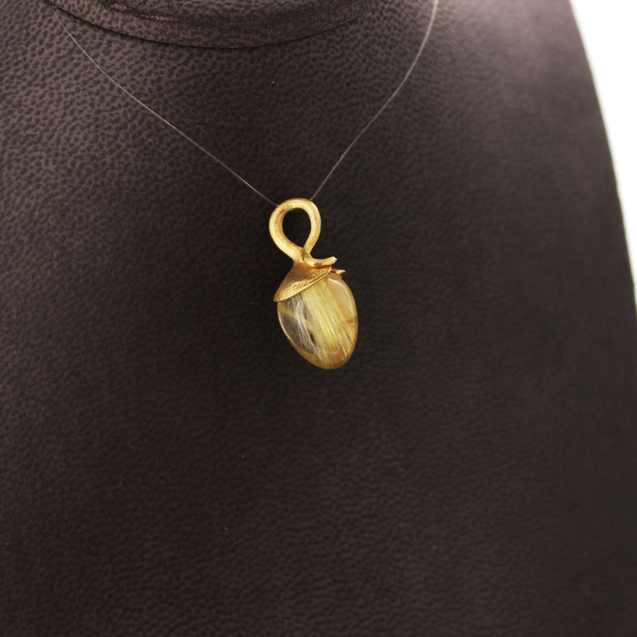 Ole Lynggaard Lotus Geel Roos Goud 18K Rutile Kwarts A2654-408 Tweedehands 81801-3037 Juwelier Clem Vercammen.jpg