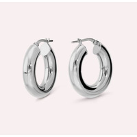 Juweel BRONZALLURE OVAL HOOP EARRINGS WSBZ02646W.W Juweel BRONZALLURE OVAL HOOP EARRINGS WSBZ02646W.W