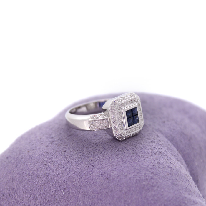 Ring Witgoud 18K Briljanten Saffier Tweedehands 99554-3090 Juwelier Clem Vercammen.jpg