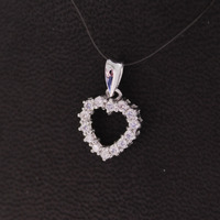 Juweel Hanger hartje witgoud 18 karaat briljanten '81818-3088-TWDH' Juweel Hanger hartje witgoud 18 karaat briljanten '81818-3088-TWDH'