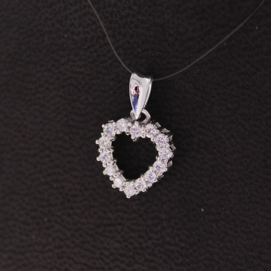 Juweel Hanger hartje witgoud 18 karaat briljanten '81818-3088-TWDH' Juweel Hanger hartje witgoud 18 karaat briljanten '81818-3088-TWDH'