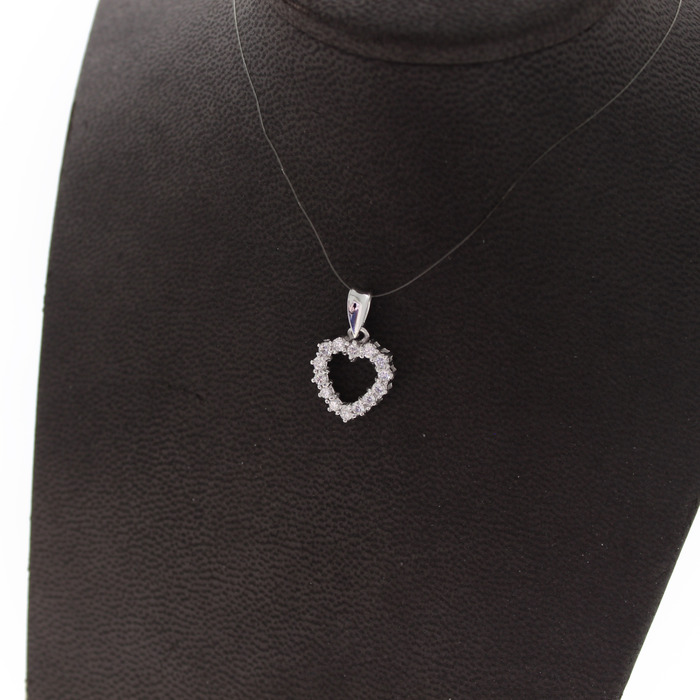 Hanger Hart Witgoud 18 Karaat Briljanten Tweedehands 81818-3088 Juwelier Clem Vercammen.jpg