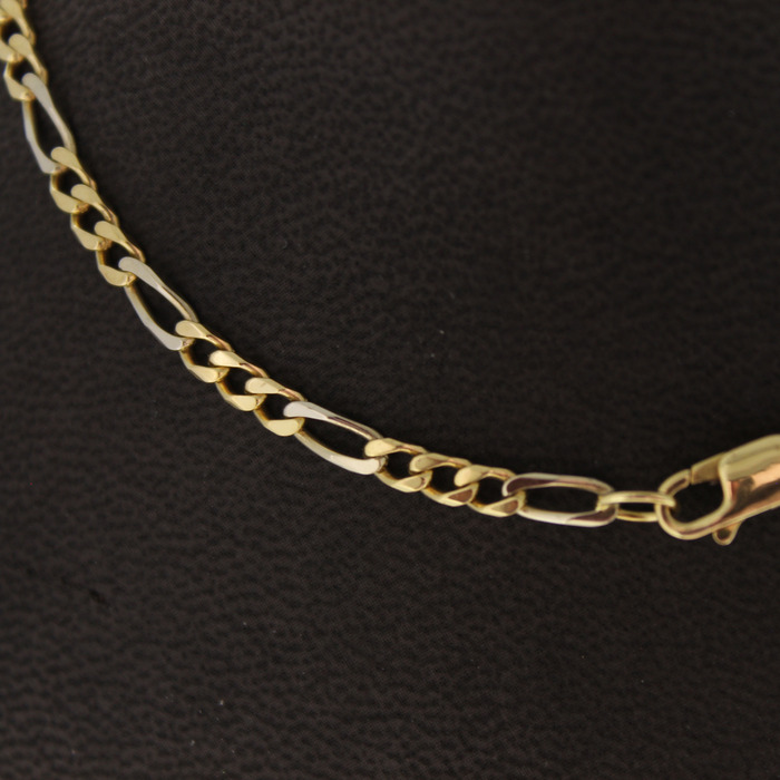 Figaro Schakel Ketting Geelgoud 18K Tweedehands 81812-3082 Juwelier Clem Vercammen.jpg