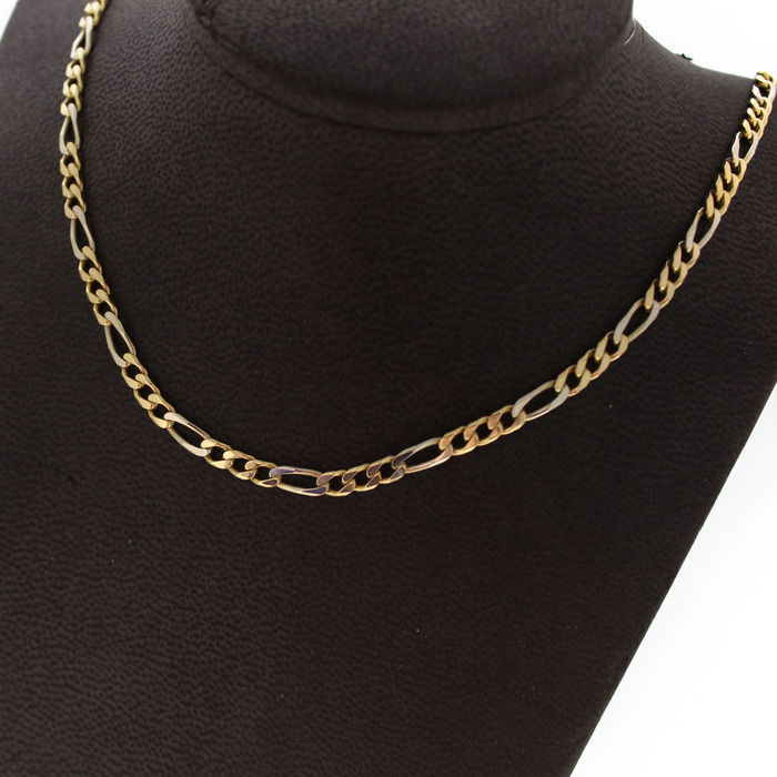 Figaro Schakel Ketting Geelgoud 18K Tweedehands 81812-3082 Juwelier Clem Vercammen.jpg