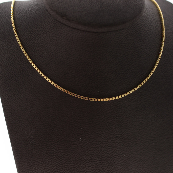 Venitienne Ketting Geelgoud 18 Karaat Tweedehands 81813-3083 Juwelier Clem Vercammen.jpg