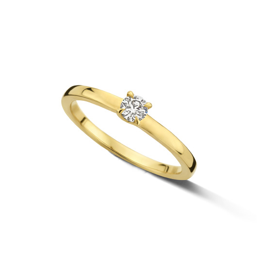 Juweel Dulci Nea Solitaire 18k goud diamant 0.14ct RG46965 Juweel Dulci Nea Solitaire 18k goud diamant 0.14ct RG46965