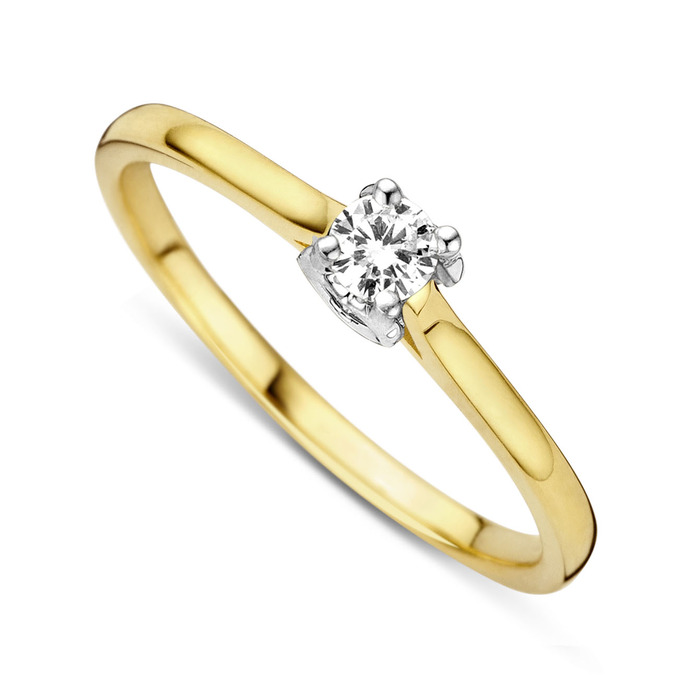 269713 01 Solitaire Ring Bicolor goud r2017 4 YW Natural Diamonds Dulci Nea Juwelier Clem Vercammen.jpg