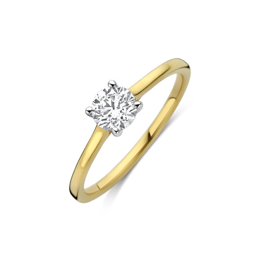 Juweel DULCI NEA SOLITAIR 18 Karaat Geelgoud LAB GROWN DIAMONDS 0.51 ct RG1003641YW Juweel DULCI NEA SOLITAIR 18 Karaat Geelgoud LAB GROWN DIAMONDS 0.51 ct RG1003641YW