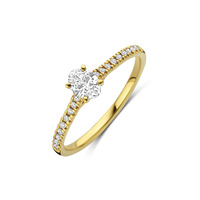 Juweel DULCI NEA SOLITAIR 18 Karaat GeelGOUD LAB GROWN DIAMONDS 0.43 ct RG1003647Y Juweel DULCI NEA SOLITAIR 18 Karaat GeelGOUD LAB GROWN DIAMONDS 0.43 ct RG1003647Y