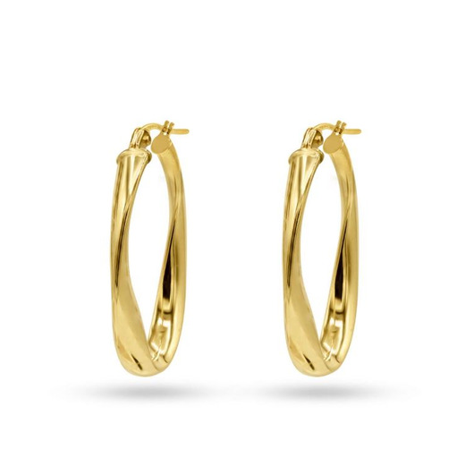 Juweel Buffilor creolen geel goud B14B14024G Juweel Buffilor creolen geel goud B14B14024G