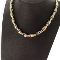 Juweel Collier bicolor wit en geelgoud 18 karaat '81820-3105-TWDH' Juweel Collier bicolor wit en geelgoud 18 karaat '81820-3105-TWDH'