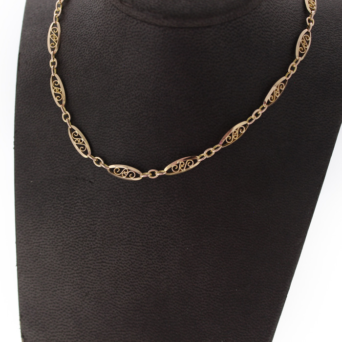 Ketting Rosegoud 18Karaat Tweedehands 81822-3107 Juwelier Clem Vercammen.jpg