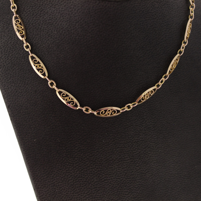 Ketting Rosegoud 18Karaat Tweedehands 81822-3107 Juwelier Clem Vercammen.jpg