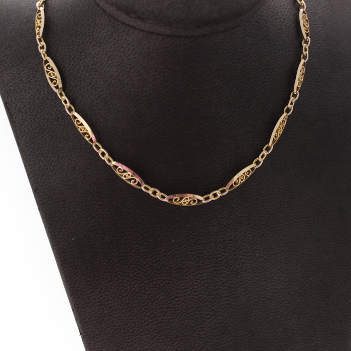 Ketting Rosegoud 18Karaat Tweedehands 81822-3107 Juwelier Clem Vercammen.jpg