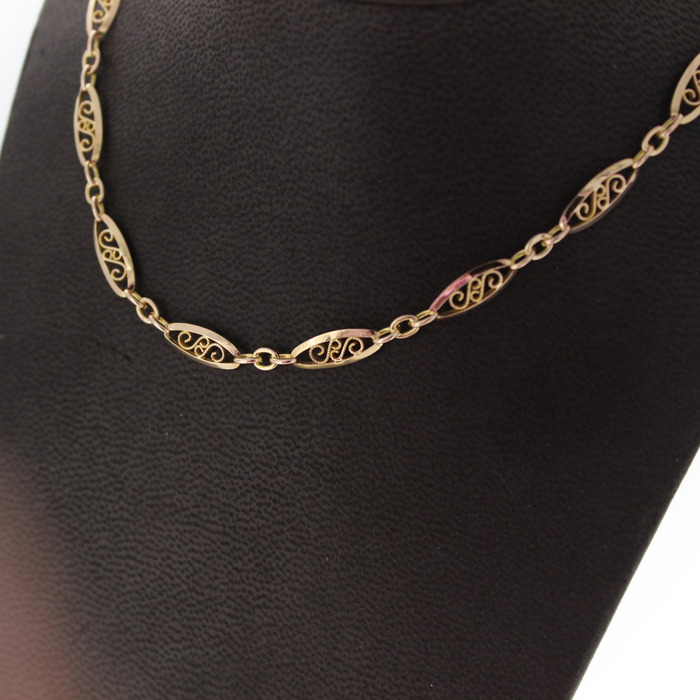 Ketting Rosegoud 18Karaat Tweedehands 81822-3107 Juwelier Clem Vercammen.jpg