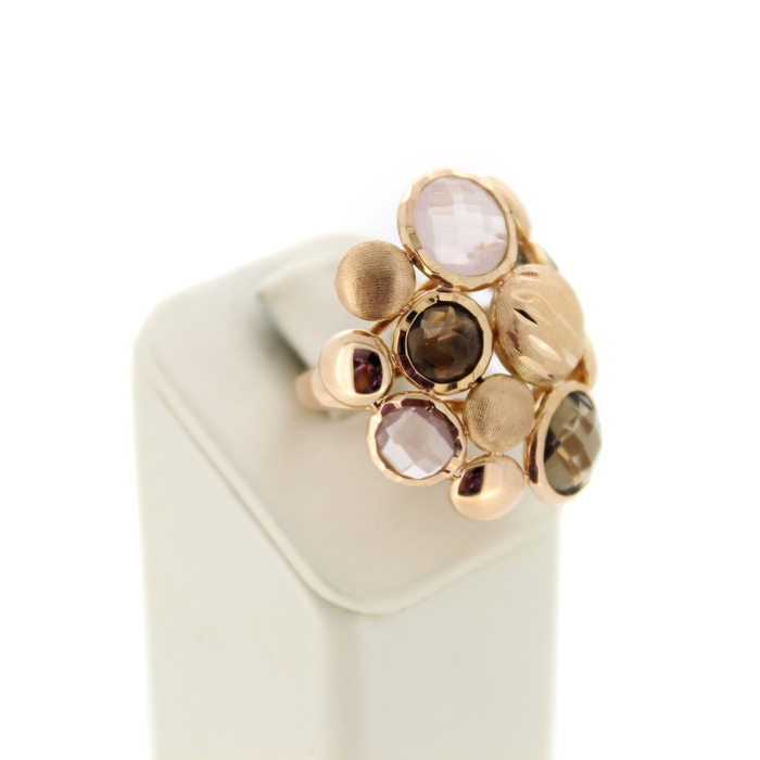 Ring Rose Goud 18 Karaat Quartz Stenen Tweedehands 99684-3114 Juwelier Clem Vercammen.jpg
