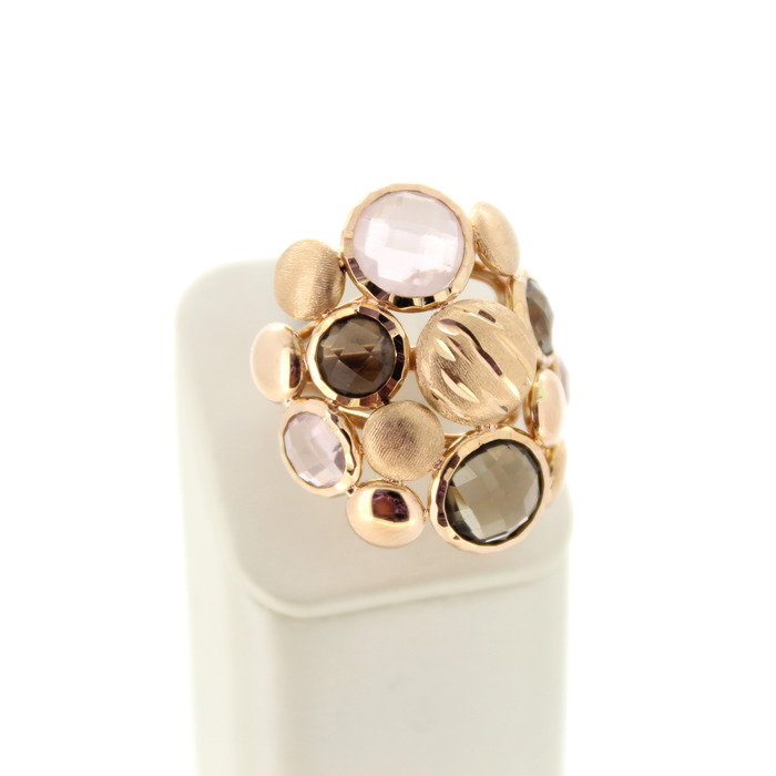 Ring Rose Goud 18 Karaat Quartz Stenen Tweedehands 99684-3114 Juwelier Clem Vercammen.jpg