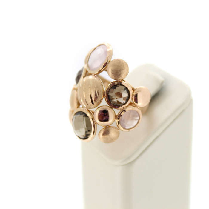Ring Rose Goud 18 Karaat Quartz Stenen Tweedehands 99684-3114 Juwelier Clem Vercammen.jpg