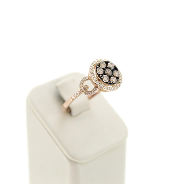 Ring Rose Goud 18 Karaat Briljanten Tweedehands 99685-3113 Juwelier Clem Vercammen.jpg