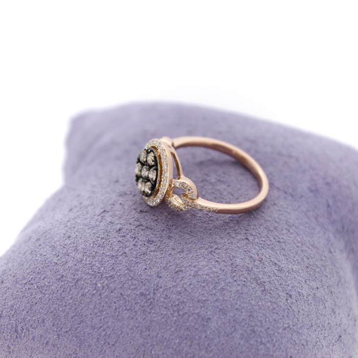 Ring Rose Goud 18 Karaat Briljanten Tweedehands 99685-3113 Juwelier Clem Vercammen.jpg