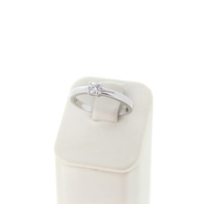 Solitair Ring Witgoud 18K Diamant Princess Tweedehands 1060-3098 Juwelier-Clem Vercammen.jpg