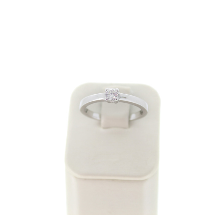 Solitair Ring Witgoud 18K Diamant Princess Tweedehands 1060-3098 Juwelier-Clem Vercammen.jpg