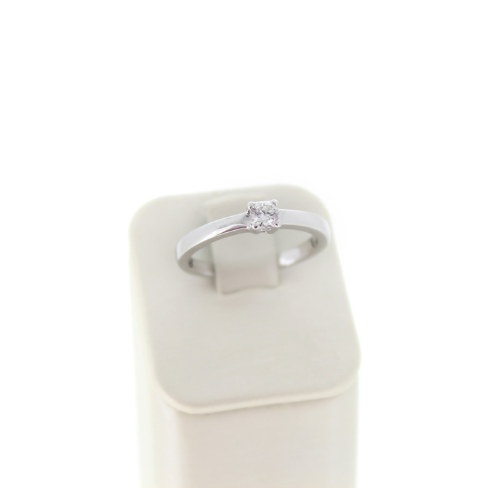 Solitair Ring Witgoud 18K Diamant Princess Tweedehands 1060-3098 Juwelier-Clem Vercammen.jpg