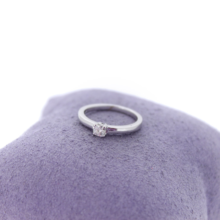 Solitair Ring Witgoud 18K Diamant Princess Tweedehands 1060-3098 Juwelier-Clem Vercammen.jpg