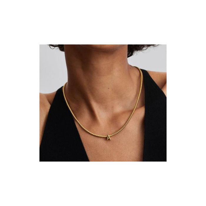 275645 01 Pandora Bedel Letter A 14k Pleetgoud 763947C00 Juwelier Clem Vercammen.jpg