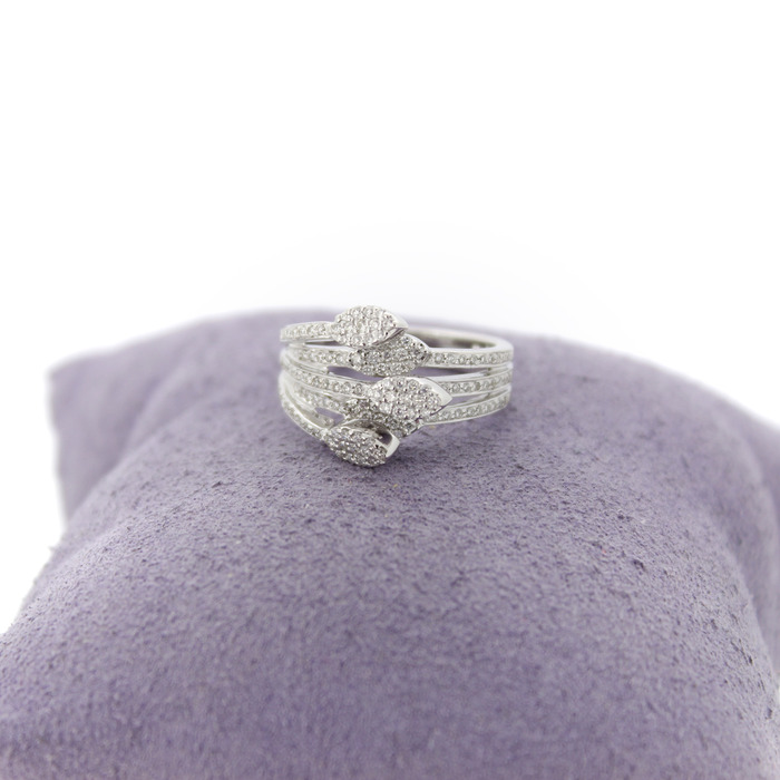 Ring Witgoud 18 Karaat Bladjes Briljanten Tweedehands 99508-3123 Juwelier Clem Vercammen.jpg