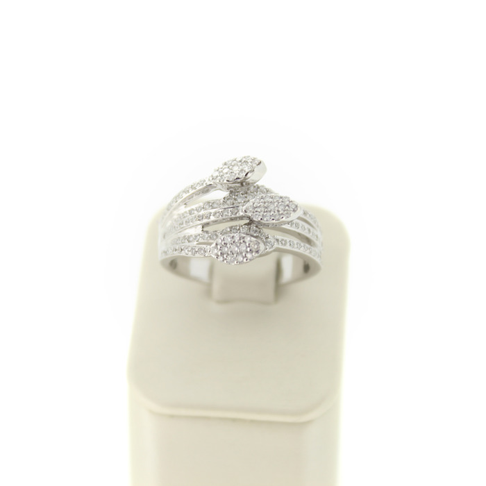 Ring Witgoud 18 Karaat Bladjes Briljanten Tweedehands 99508-3123 Juwelier Clem Vercammen.jpg