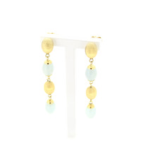 Juweel Nanis 'Dancing In the rain' oorbellen geelgoud 18 karaat Kleurstenen '1331-3119-TWDH' Juweel Nanis 'Dancing In the rain' oorbellen geelgoud 18 karaat Kleurstenen '1331-3119-TWDH'