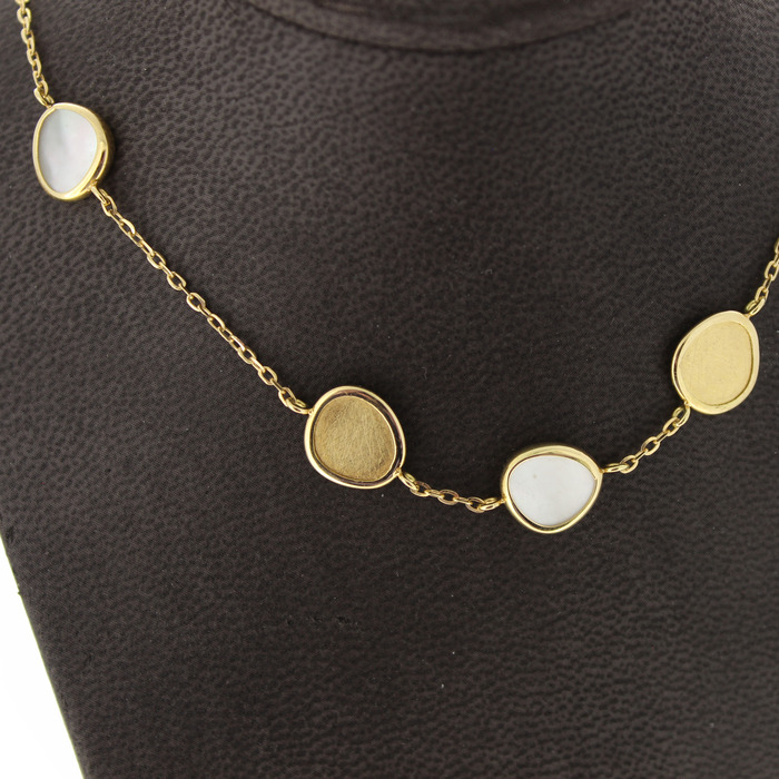 Femme Adoree Collier Geelgoud 18K Parelmoer Tweedehands 1335-3118 Juwelier Clem Vercammen.jpg