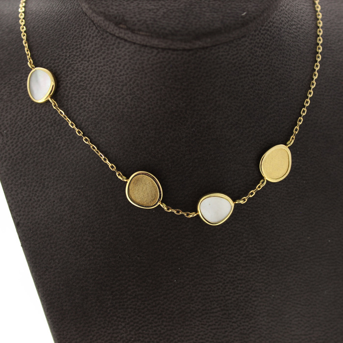 Femme Adoree Collier Geelgoud 18K Parelmoer Tweedehands 1335-3118 Juwelier Clem Vercammen.jpg