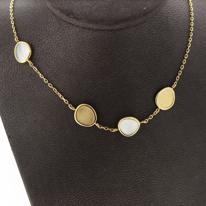 Femme Adoree Collier Geelgoud 18K Parelmoer Tweedehands 1335-3118 Juwelier Clem Vercammen.jpg