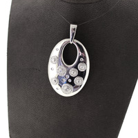 Juweel Hanger Hulchi Belluni turtle 18 karaat witgoud en diamanten '86391-2161-TWDH' Juweel Hanger Hulchi Belluni turtle 18 karaat witgoud en diamanten '86391-2161-TWDH'