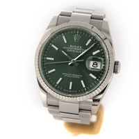 Horloge Rolex Datejust 36 126234 Green dial '98578-2015-TWDH' Horloge Rolex Datejust 36 126234 Green dial '98578-2015-TWDH'