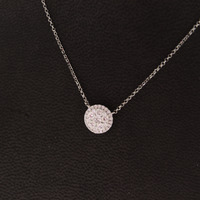 Juweel Ketting met hanger witgoud 18 karaat briljanten '1408-3125-TWDH' Juweel Ketting met hanger witgoud 18 karaat briljanten '1408-3125-TWDH'