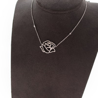 Juweel Collier witgoud 18 karaat briljanten '77556-1675-TWDH' Juweel Collier witgoud 18 karaat briljanten '77556-1675-TWDH'